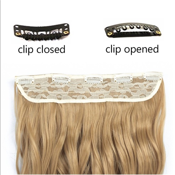 20” Light Brown Clip In Hair Extensions